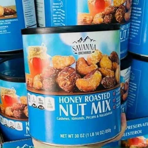 Savanna Orchards Honey Roasted Nut Mix, 30 oz