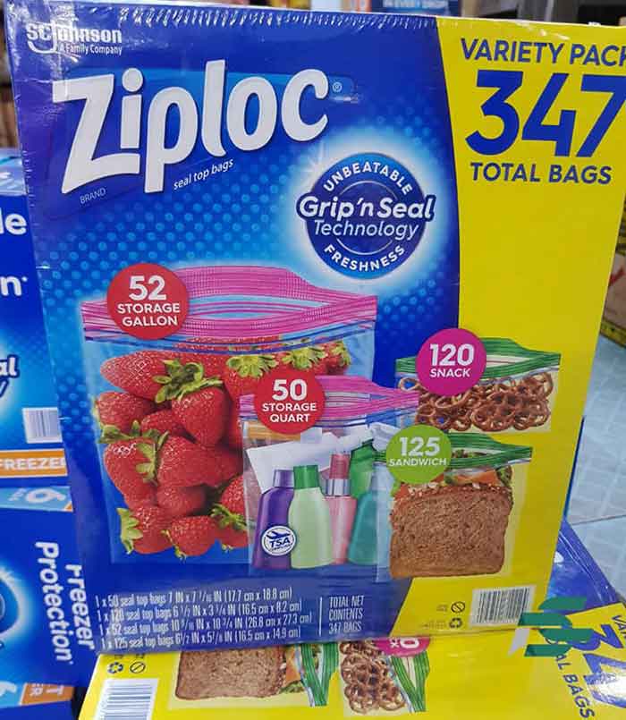 Ziploc Gallon, Quart, Sandwich, and Snack Storage Bags - Variety pack - 347  Total Reviews 2023